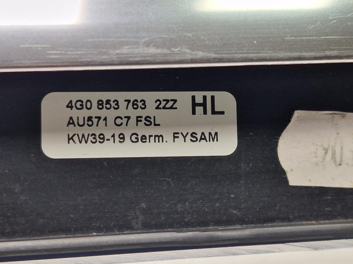 Perie cromata geam stanga spate AUDI A6 IV Avant 4G5, C7, 4GD 2011 - 2018 2.0 TDI CSUD, DDCB 4G0853763