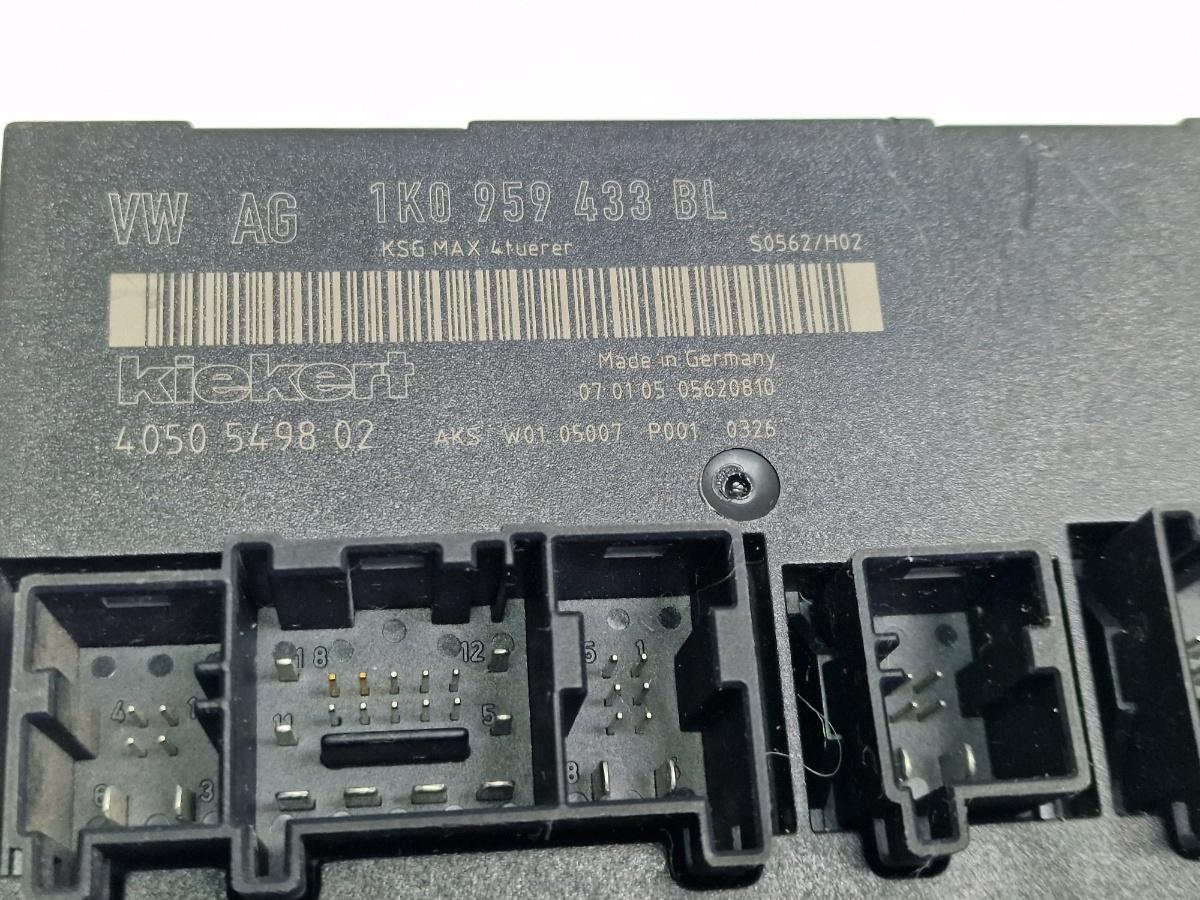 Modul confort VOLKSWAGEN TOURAN 1T1, 1T2 2003 - 2010 1.9 TDI BKC, BLS, BXE Kiekert 4050549802 1K0959433BL