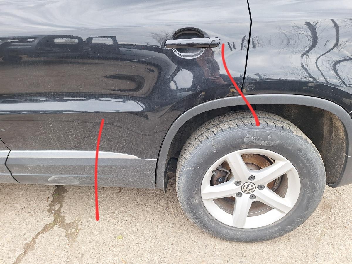 Pasaj aripa spate stanga VOLKSWAGEN TIGUAN 5N_ Facelift 2011- 2015 2.0 CFFB
