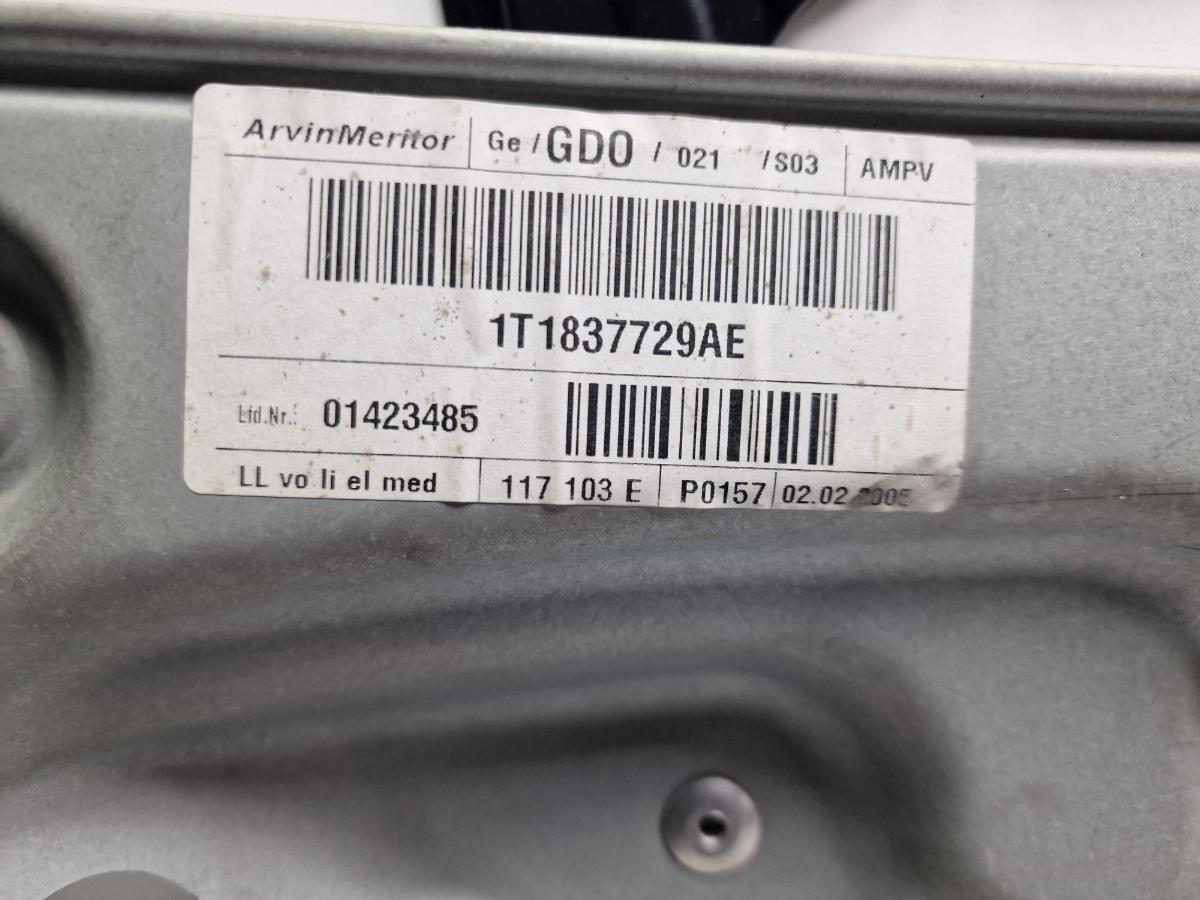 Macara geam stanga fata VOLKSWAGEN TOURAN 1T1, 1T2 2003 - 2010 1.9 TDI BKC, BLS, BXE 1T0837729AE