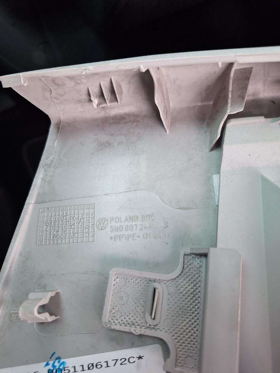 Ornament stalp (B) (superior) dreapta VOLKSWAGEN TIGUAN 5N_ 2007 -> 2.0 TDI CBAB, CFFB 5N0867244B