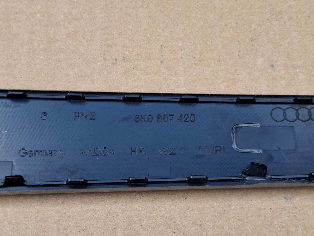Ornament panou de bord dreapta AUDI A4 IV Avant 8K5, B8 2007 - 2015 2.0 TDI CAGA, CJCA, CMEA, CMFA 8K0867420