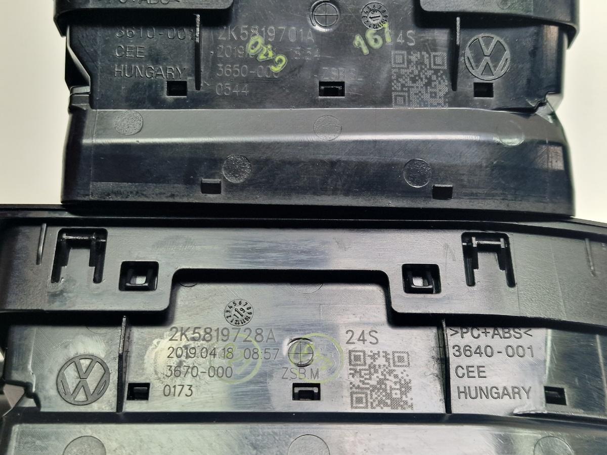 Grile ventilatie bord VOLKSWAGEN CADDY IV Estate SAB, SAJ 2015 -> 2.0 TDI CUUD, DFSD 2K5819728