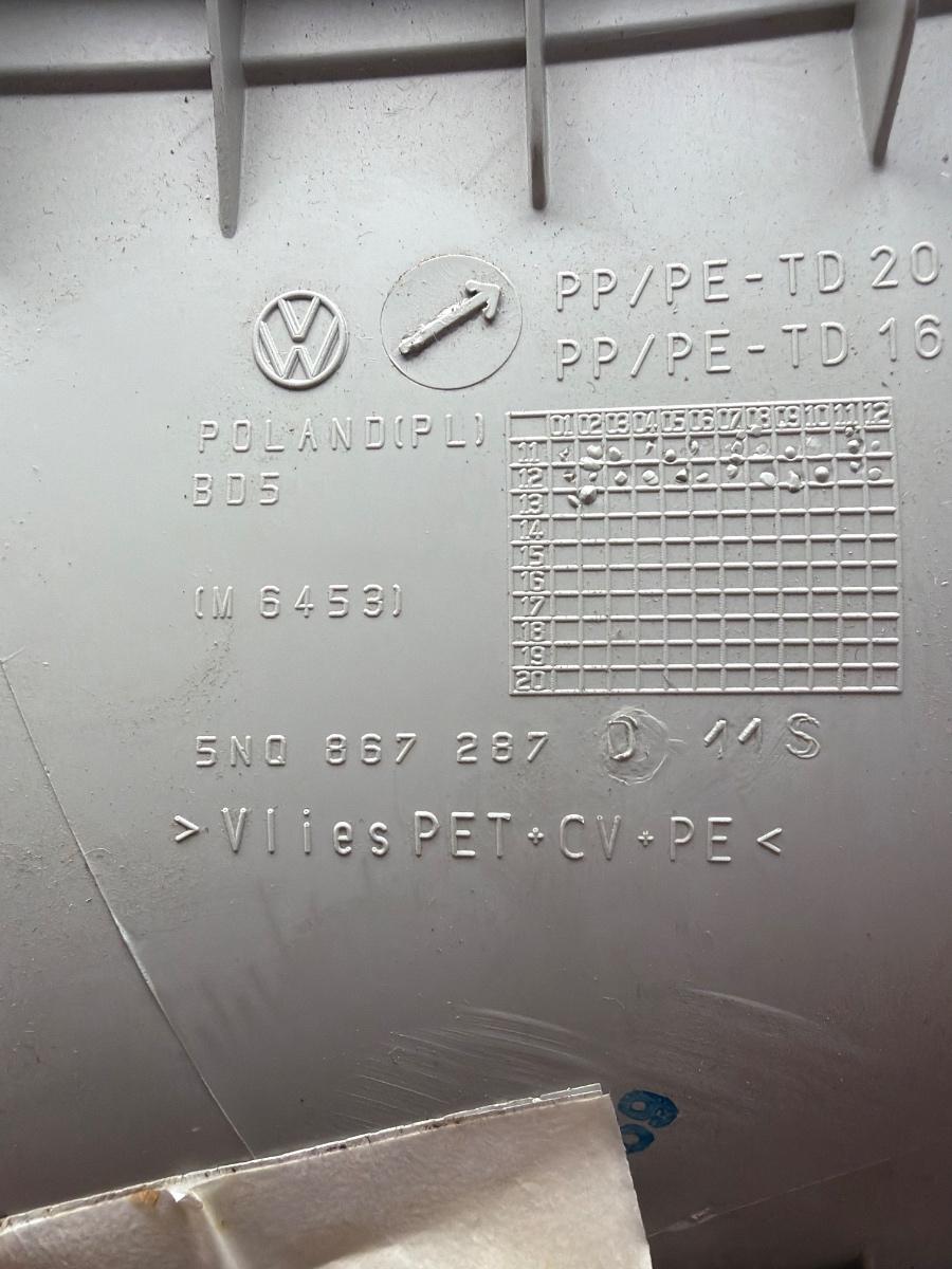 Ornament stâlp (D) (superior) stanga VOLKSWAGEN TIGUAN 5N_ 2013 2.0 TDI CFFB 103KW|140HP 2013