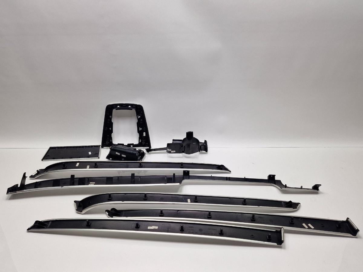Ornamente trim interior aluminium brushed AUDI A4 III 8EC, B7 2004 - 2008 gri 8E1853190