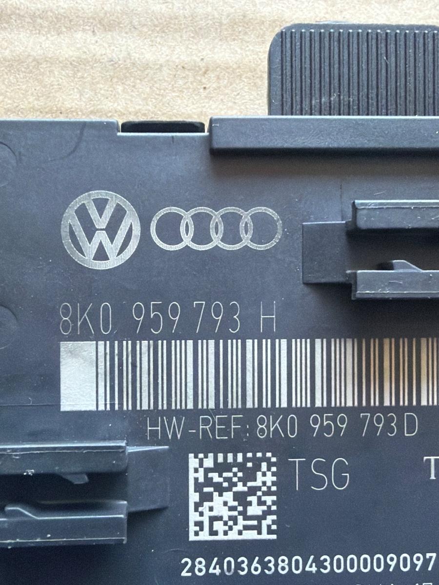 Modul/unitate de control portiera stanga fata AUDI A4 IV Avant 8K5, B8 2007 - 2015 2.0 TDI CAGA, CJCA, CMEA, CMFA 8K0959793H