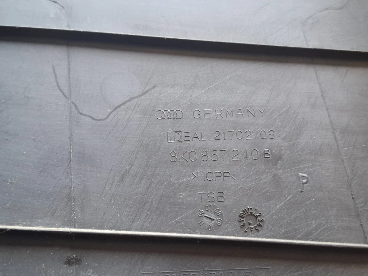 Ornament stalp (B) (inferior) dreapta AUDI A4 IV Avant 8K5, B8 2007 - 2015 2.0 TDI CAGA, CJCA, CMEA, CMFA 8K0867240B