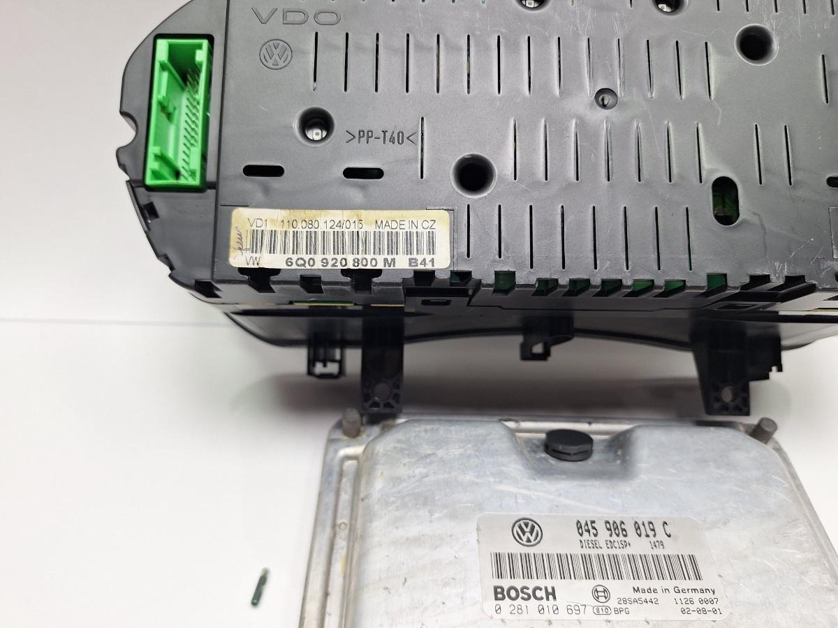Kit sistem de pornire/oprire VOLKSWAGEN POLO 9N_ 2001 - 2012 1.4 TDI AMF, BAY BOSCH 0281010697 045906019C
