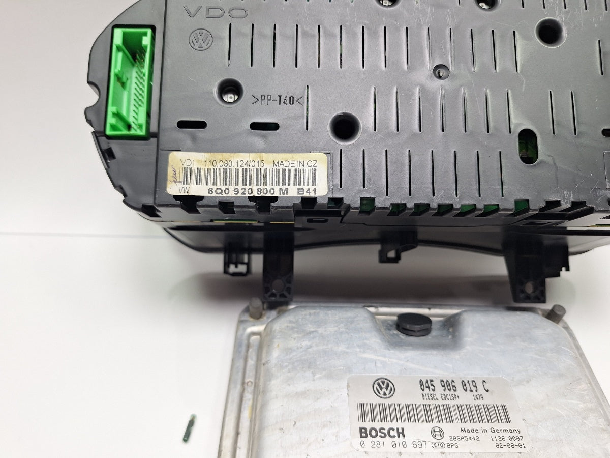 Kit sistem de pornire/oprire VOLKSWAGEN POLO 9N_ 2001 - 2012 1.4 TDI AMF, BAY BOSCH 0281010697 045906019C