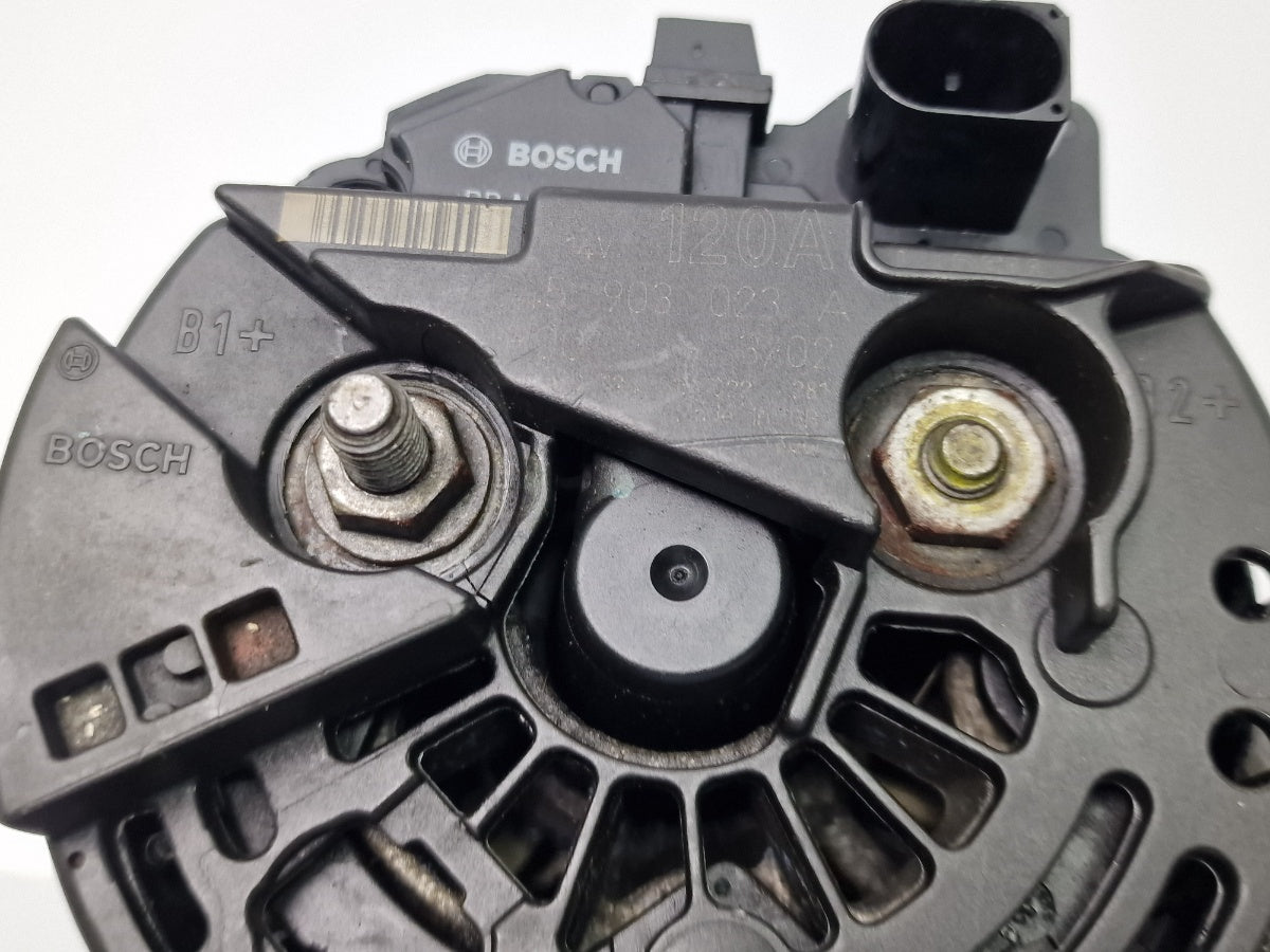 Alternator 120A VOLKSWAGEN POLO 9N_ 2001 - 2012 1.4 TDI AMF, BAY BOSCH 045903023A