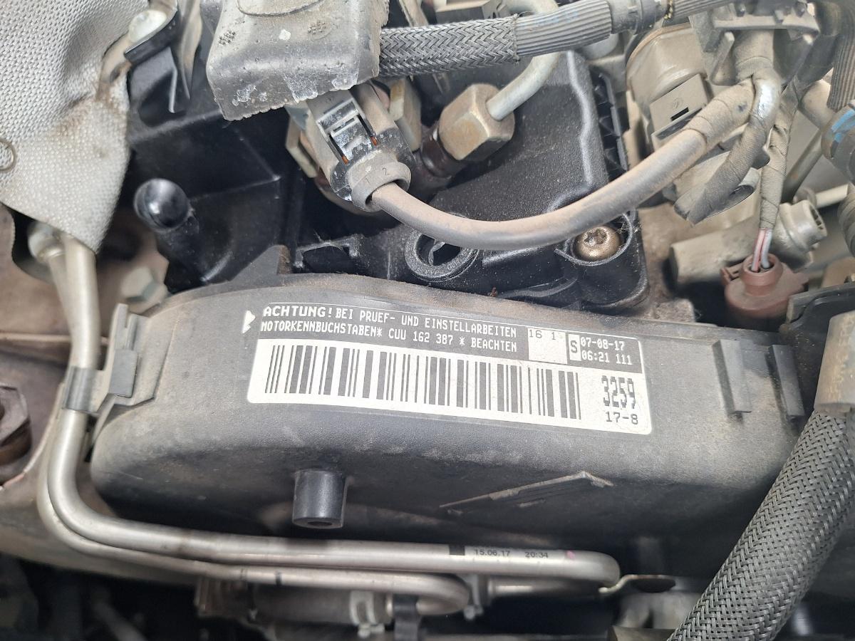 Motor 2.0 TDI CUUA CUU 168.000 km complet cu injectie VOLKSWAGEN JETTA VI 162/163 2015 - 2018 CRL CRLB