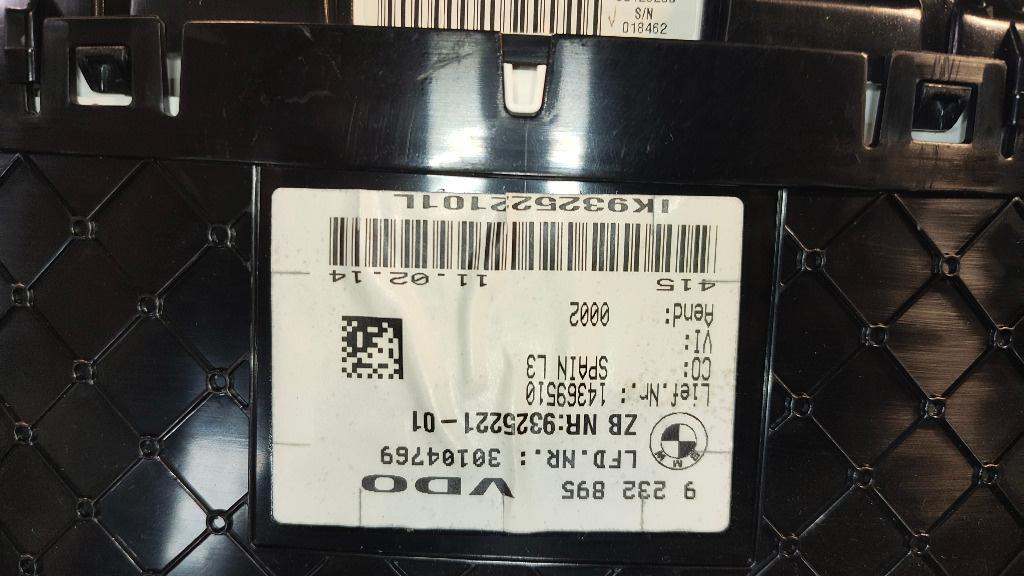 Ceasuri bord bmw f34 f30 f31 f32 f33 f36 62109325221 9325221 europa 9232895 30104769 14365910 ik932522101l