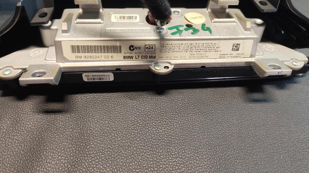 Display navigatie bmw f30 f31 f32 f34 f33 f36 65509292247 9292247 CU DEFECT FF600268198 AL3007E0263790