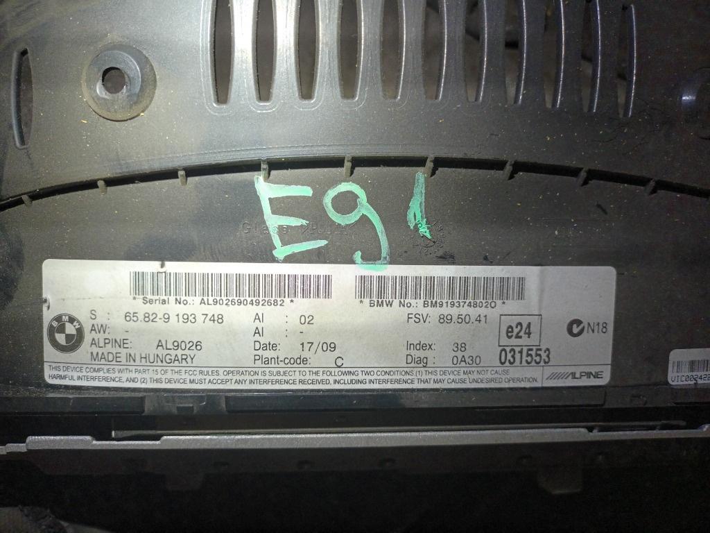 Navigatie bmw e90 e91 e92 e93 seria 3, 9200447, 9193748