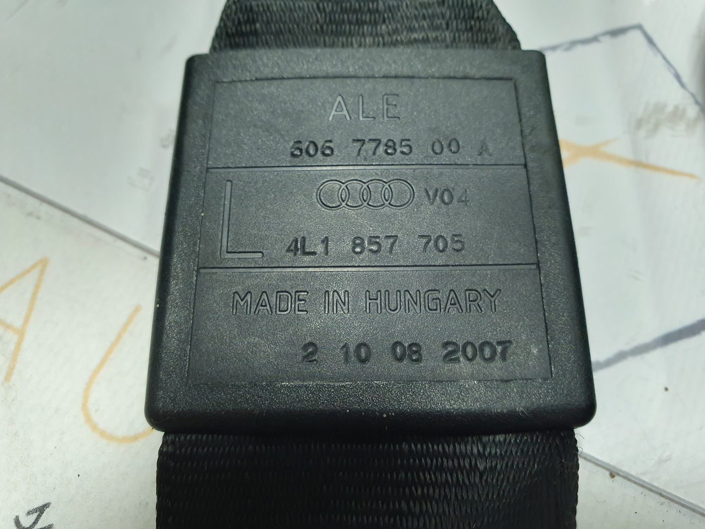 Set centuri fata Audi Q7 (4LB) 3.0 TDI 2008