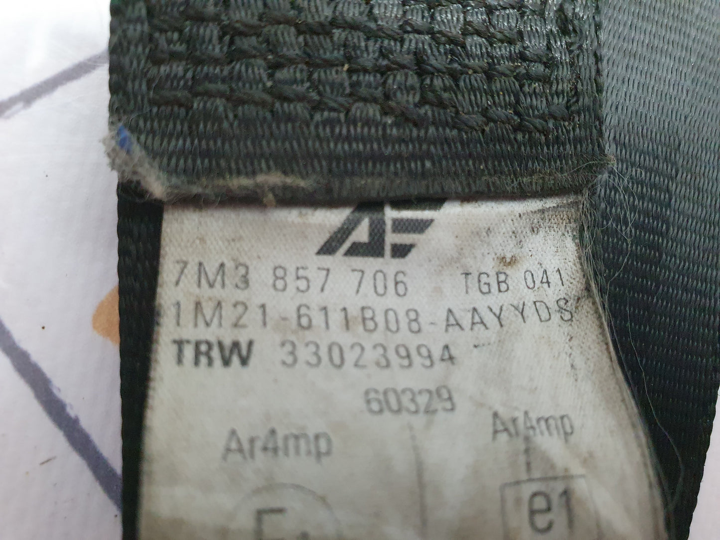 Centura dreapta cu capsa Ford Galaxy (WGR) 1.9 TDI ASZ 2004