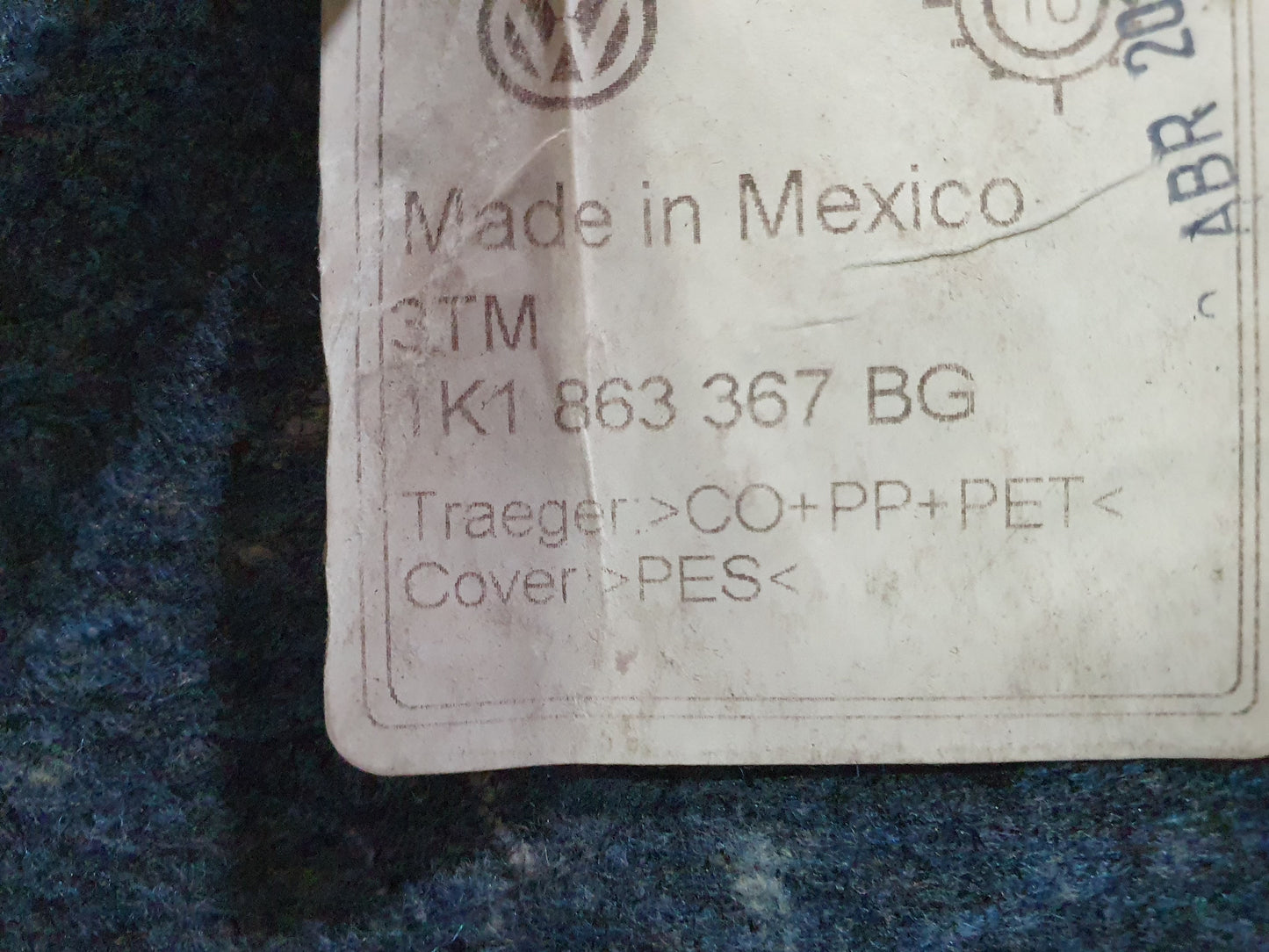 Mocheta interior Volkswagen Jetta (1K2) Berlina 1.6 TDI CAYC 2010