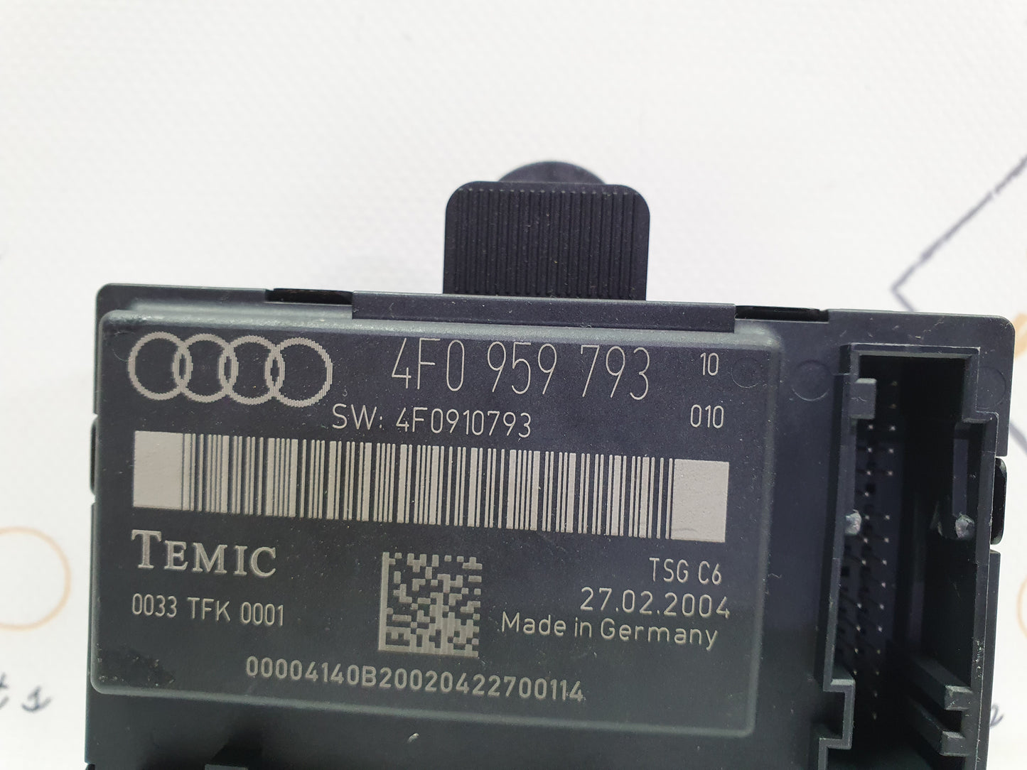 Modul usa stanga fata Audi A6 C6 (4F2) Sedan 3.0 TDI BMK 2005