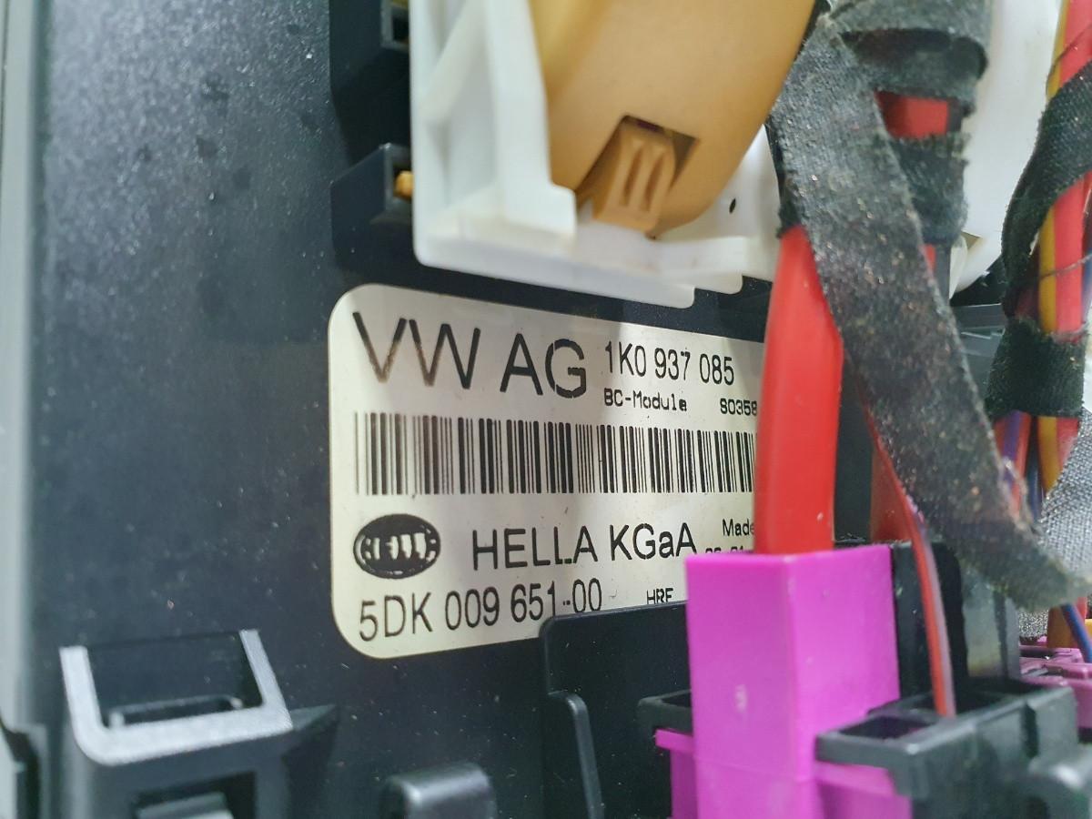 Calculator confort VOLKSWAGEN GOLF VI (5K1) [ 2008 - 2013 ] HELLA 5WK50057A / 5WK 500 57A OEM 1K0937085 / 1K0 937 085