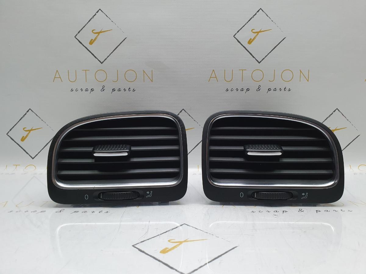Set grile aer bord VOLKSWAGEN GOLF VI (5K1) [ 2008 - 2013 ] OEM 5K0815735D / 5K0 815 735 D
