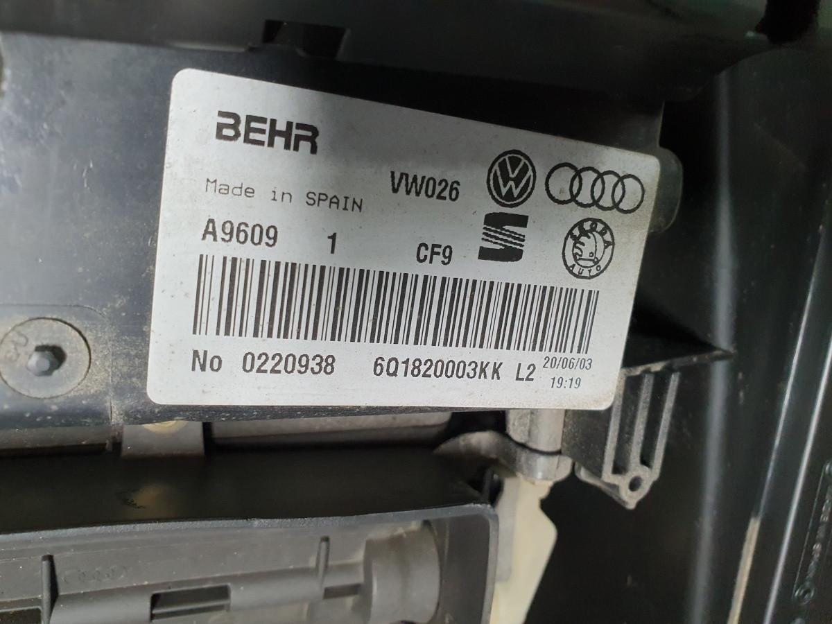 Carcasa aeroterma completa VOLKSWAGEN POLO (9N_) [ 2001 - 2012 ] OEM 6Q1820003KK / 6Q1 820 003 KK