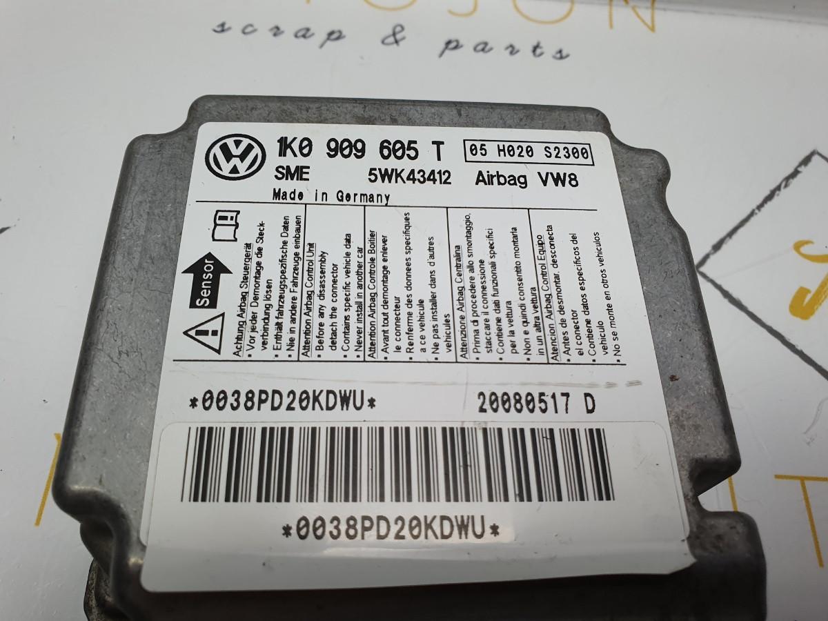 Calculator airbag VOLKSWAGEN GOLF V Variant (1K5) [ 2007 - 2009 ] OEM 1K0909605T / 1K0 909 605 T