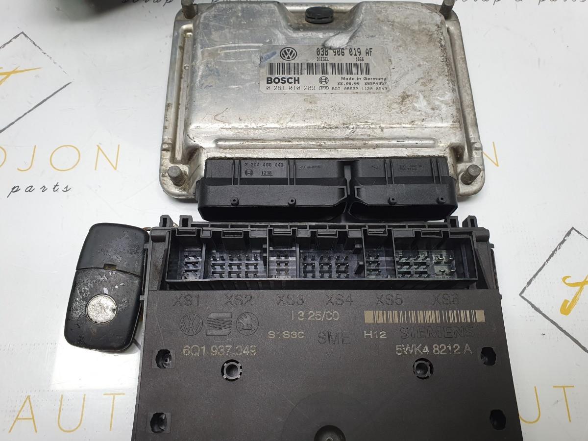Kit pornire SKODA FABIA (6Y2) [ 1999 - 2008 ] TDI (ATD) 74KW|100HP BOSCH 0281010289 OEM 038906019AF / 6Y1919870D