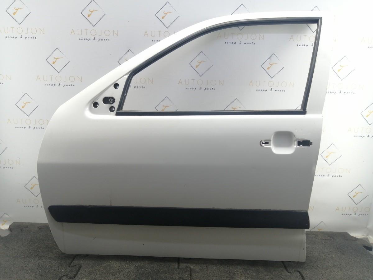 Usa Portiera fata stanga VOLKSWAGEN POLO Variant 6KV5 1997 - 2001, SEAT IBIZA III 6K1 1999 - 2002, SEAT INCA 6K9 1995 - 2003 alb LB9A