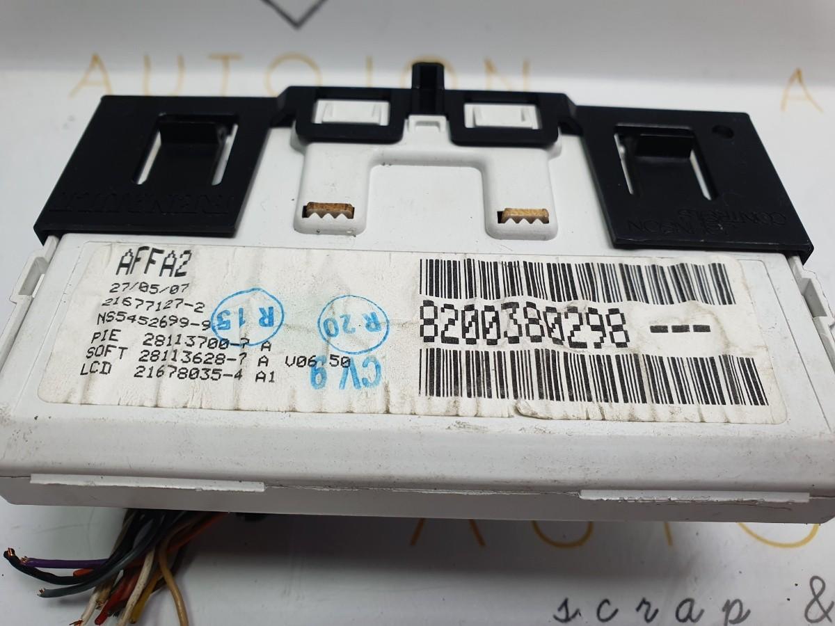 Display  RENAULT SYMBOL I (LB0/1/2_) [ 2001 - 2008 ] SAGEM OEM 8200380298