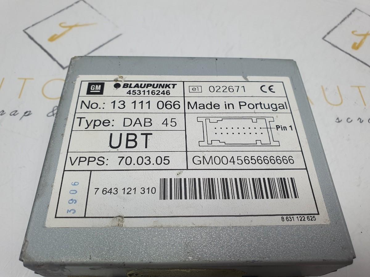 Amplificator antena radio OPEL VECTRA C (Z02) [ 2002 - 2009 ] CDTI (Z 19 DT) 88KW|120HP Blaupunkt 453116246 OEM 13111066 / 13 111 066