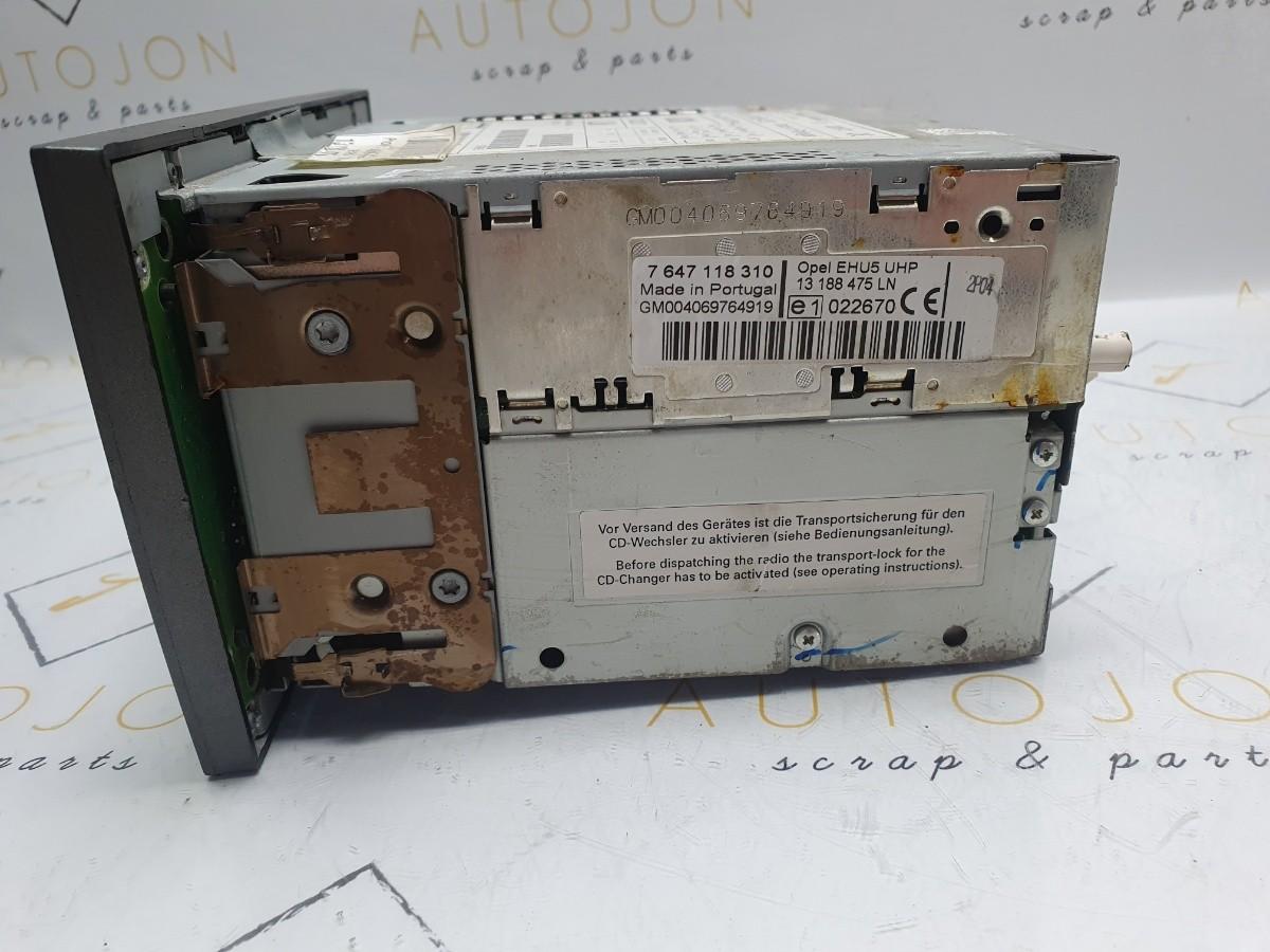CD player auto OPEL VECTRA C (Z02) [ 2002 - 2009 ] CDTI (Z 19 DT) 88KW|120HP Blaupunkt 453116246 OEM 13188475LN / 13 188 475 LN