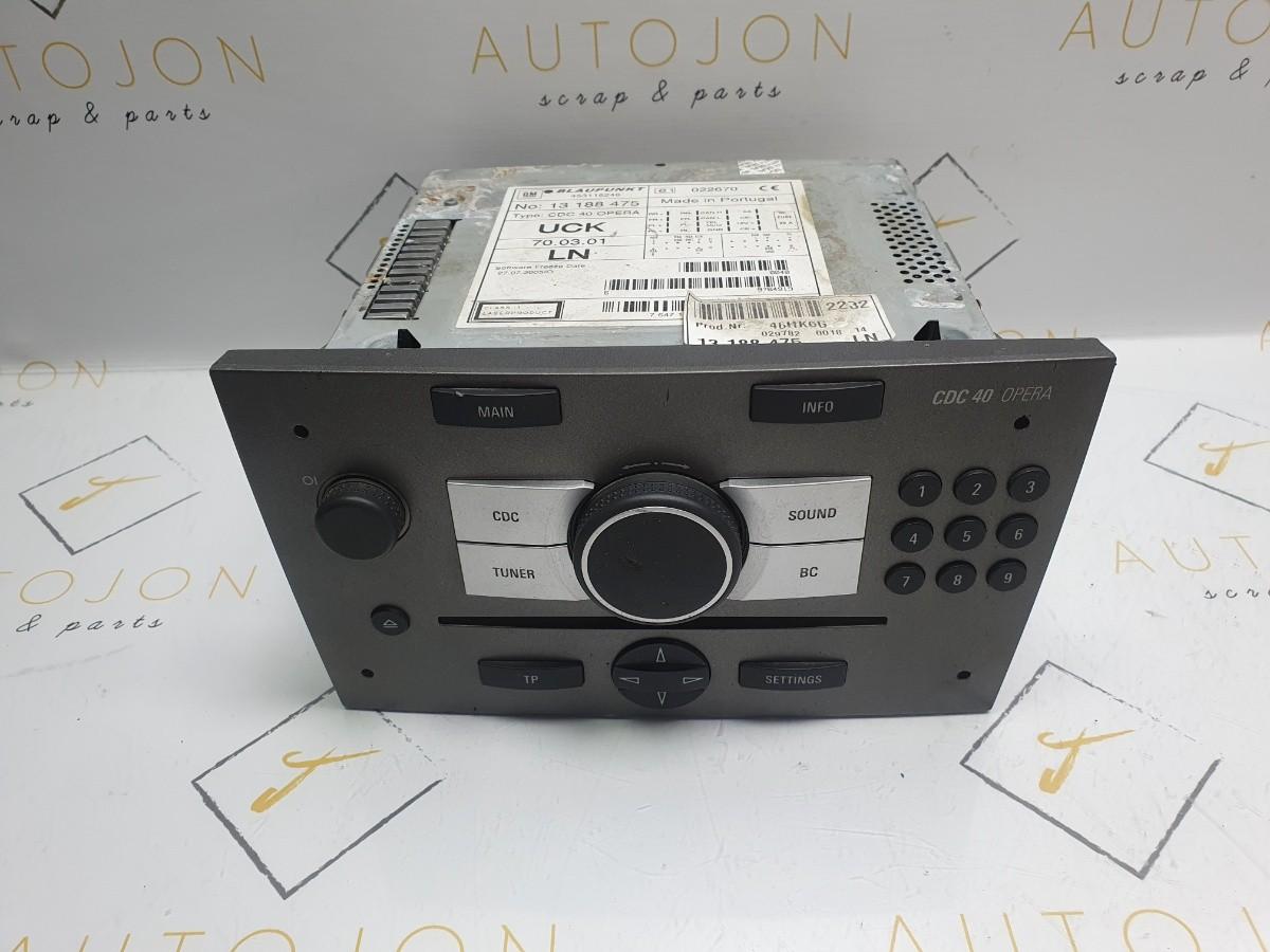 CD player auto OPEL VECTRA C (Z02) [ 2002 - 2009 ] CDTI (Z 19 DT) 88KW|120HP Blaupunkt 453116246 OEM 13188475LN / 13 188 475 LN