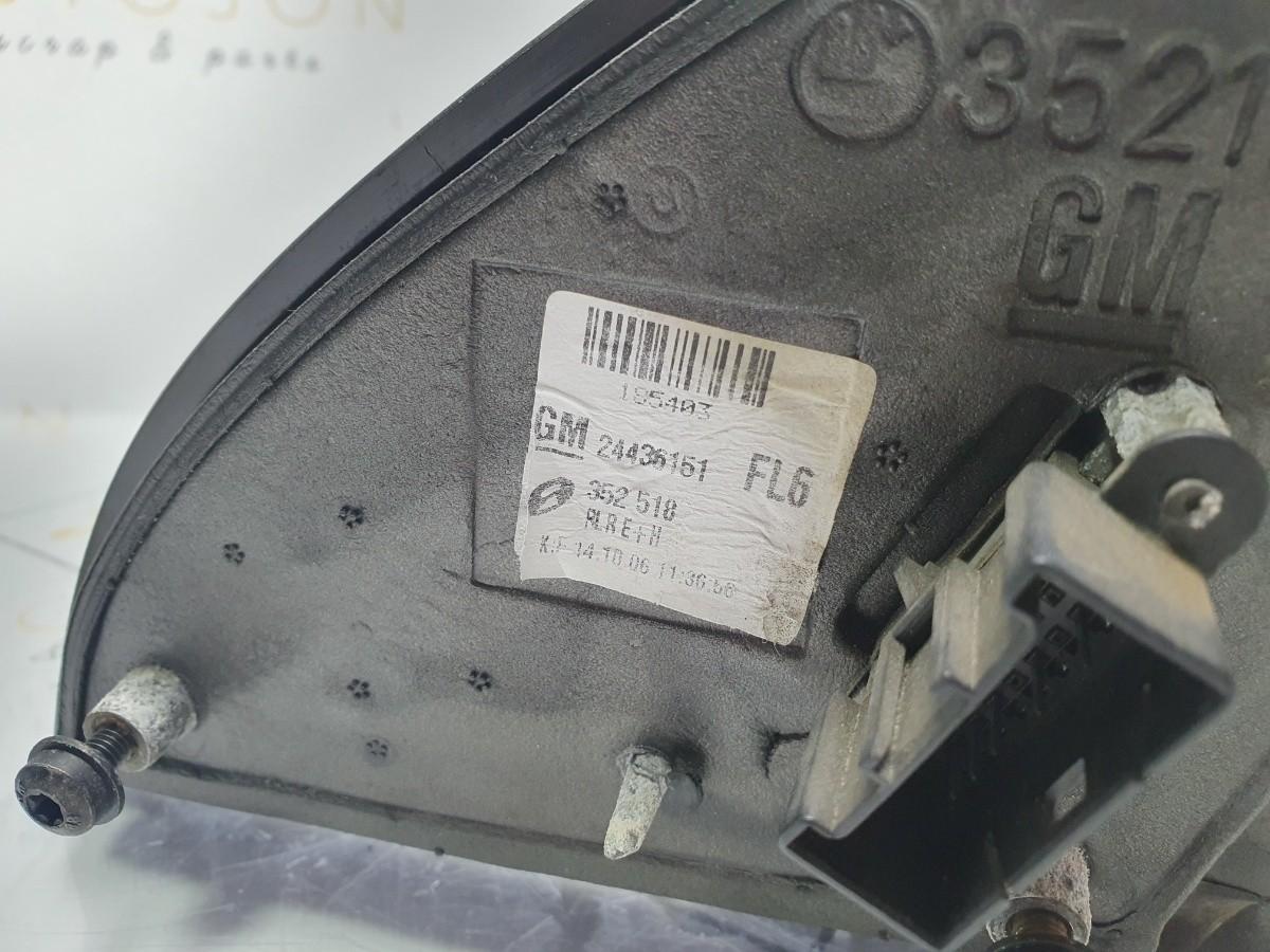 Oglinda dreapta cu defect OPEL VECTRA C (Z02) [ 2002 - 2009 ] CDTI (Z 19 DT) 88KW|120HP OEM 24436151