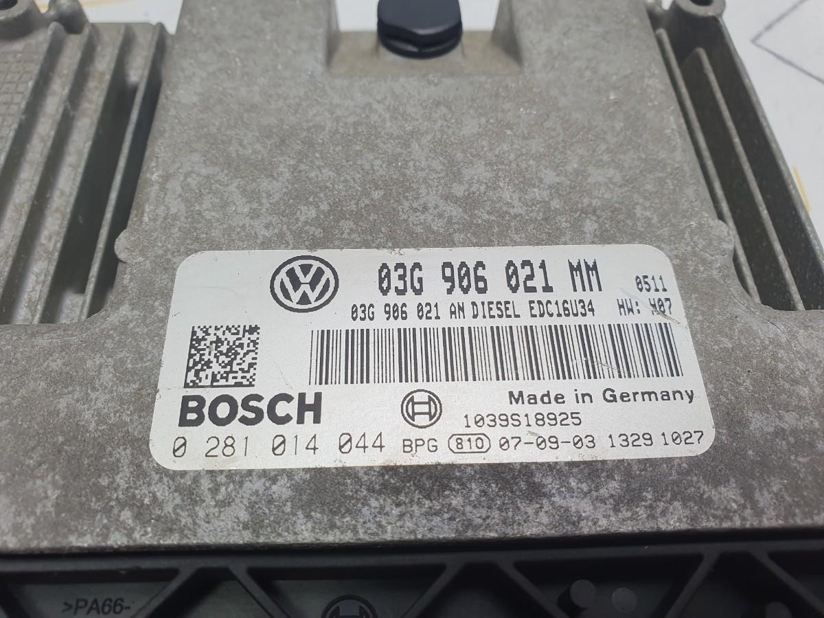 Calculator ECU motor EDC16U34 VOLKSWAGEN TOURAN (1T1, 1T2) [ 2003 - 2010 ] TDI (BKC, BLS, BXE) 77KW|105HP BOSCH 0281014044 OEM 03G906021MM / 03G906021AN