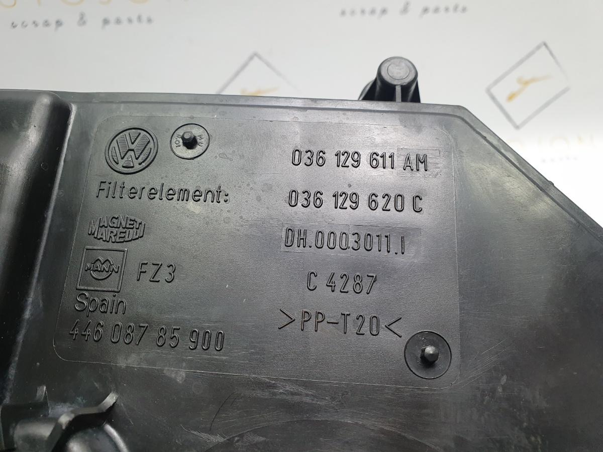 Carcasa filtru aer VOLKSWAGEN GOLF IV (1J1) [ 1997 - 2007 ] 16V (AHW, AKQ, APE, AXP, BCA) 55KW|75HP Magneti Marelli DH.000.3011.I OEM 036129611AM / 036 129 611 AM