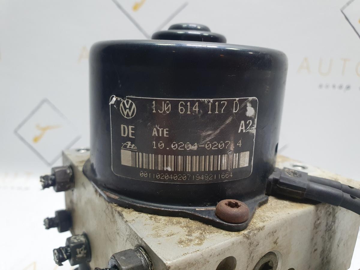 Modul pompa ABS VOLKSWAGEN GOLF IV (1J1) [ 1997 - 2007 ] 16V (AHW, AKQ, APE, AXP, BCA) 55KW|75HP ATE 10.204-0207.4 OEM 1J0614117D / 1J0907379P