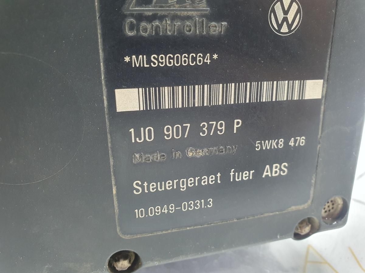 Modul pompa ABS VOLKSWAGEN GOLF IV (1J1) [ 1997 - 2007 ] 16V (AHW, AKQ, APE, AXP, BCA) 55KW|75HP ATE 10.204-0207.4 OEM 1J0614117D / 1J0907379P