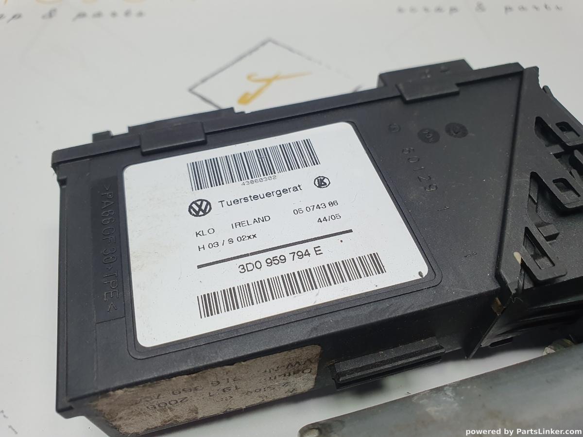 Motoras macara geam dreapta spate VOLKSWAGEN TOUAREG (7LA, 7L6, 7L7) [ 2002 - 2013 ] R5 TDI (BAC, BPE) 128KW|174HP OEM 3D0959794E / 3D0 959 794 E