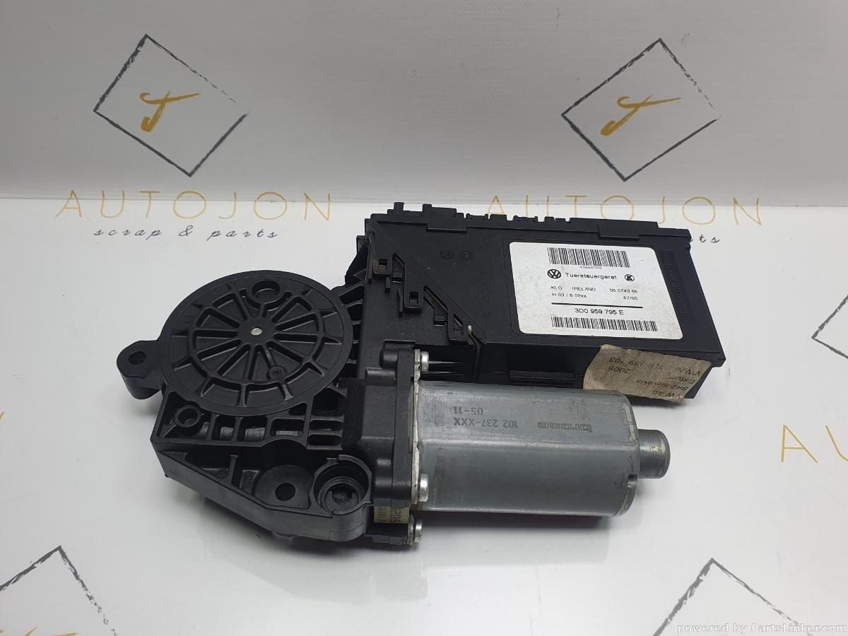 Motoras macara geam stanga spate VOLKSWAGEN TOUAREG (7LA, 7L6, 7L7) [ 2002 - 2013 ] R5 TDI (BAC, BPE) 128KW|174HP OEM 3D0959795E / 3D0 959 795 E