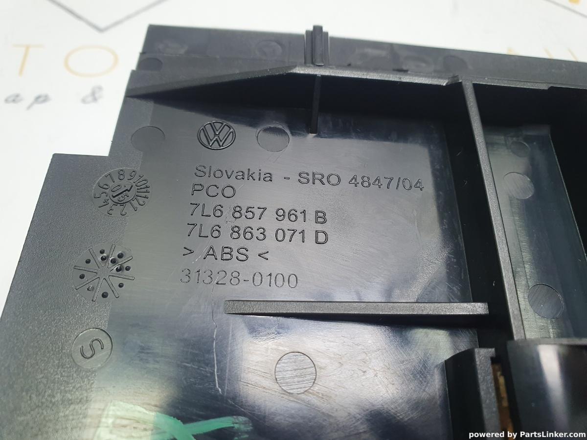 Scrumiera mahon VOLKSWAGEN TOUAREG (7LA, 7L6, 7L7) [ 2002 - 2013 ] R5 TDI (BAC, BPE) 128KW|174HP OEM 7L6857961B / 7L6 857 961 B