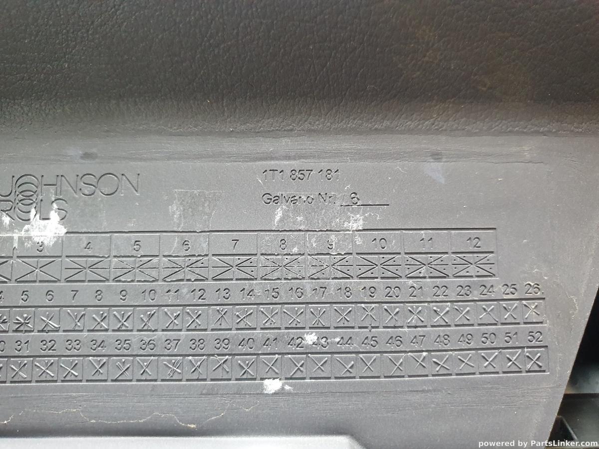 Plansa bord VOLKSWAGEN TOURAN (1T1, 1T2) [ 2003 - 2010 ] TDI (BKC, BLS, BXE) 77KW|105HP OEM 1T1857181 / 1T1 857 181
