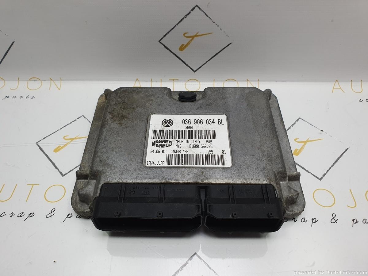 Calculator ECU motor SKODA FABIA (6Y2) [ 1999 - 2008 ] 16V (AUB, BBZ) 74KW|100HP Magneti Marelli 61600.562.02 OEM 036906034BL / 036 906 034 BL