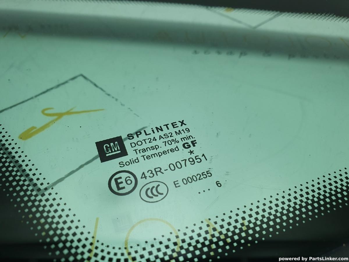 Geam fix lateral dreapta fata OPEL ZAFIRA B (A05) [ 2005 - 2015 ] 1.6 (Z 16 XE1, Z 16 XEP) 77KW|105HP OEM 13123921