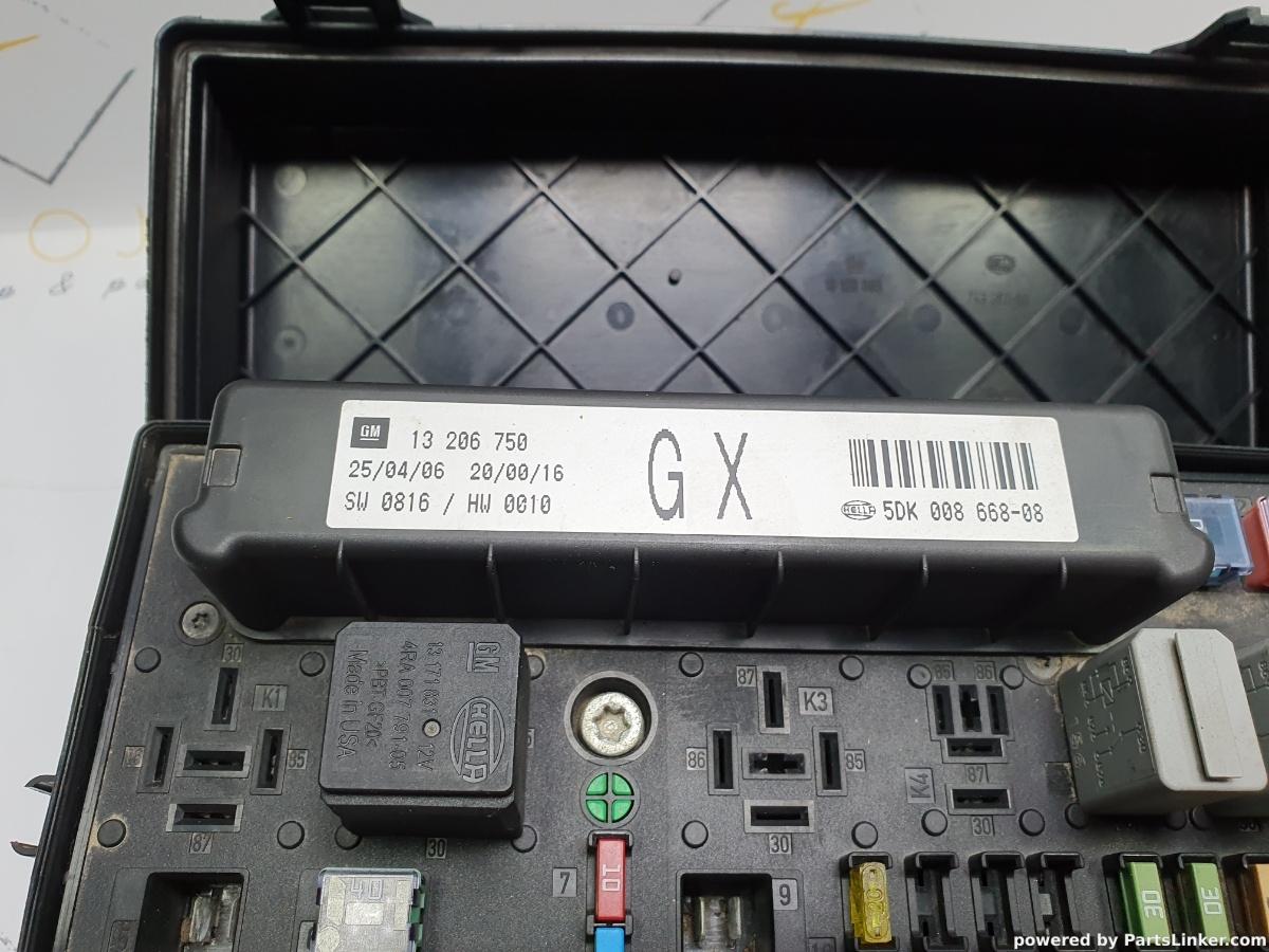 Panou sigurante OPEL ZAFIRA B (A05) [ 2005 - 2015 ] 1.6 (Z 16 XE1, Z 16 XEP) 77KW|105HP HELLA 5DK008668-08 OEM 13206750GX / 13 206 750 GX