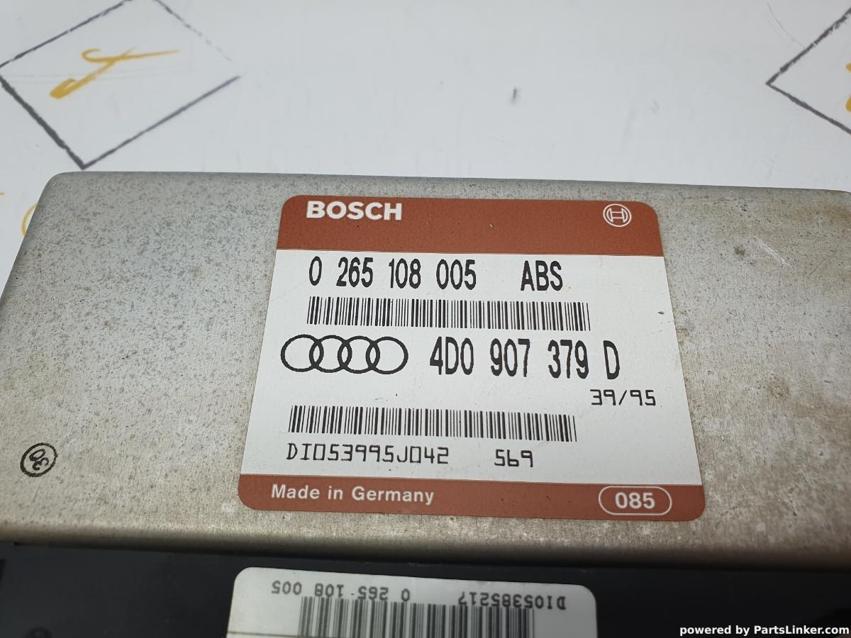 Calculator ABS AUDI A4 Saloon (8D2, B5) [ 1994 - 2001 ] 1.6 (ADP, AHL, ANA, ARM) 74KW|100HP OEM 4D0907379D / 4D0 907 379 D