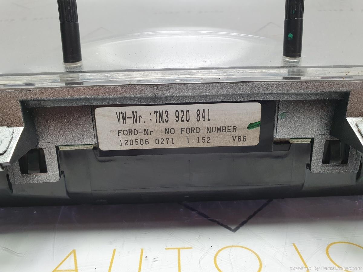 Ceasuri bord VOLKSWAGEN SHARAN (7M8, 7M9, 7M6) [ 1995 - 2010 ] 16V 110KW|150HP OEM 7M3920841 / 7M3 920 841