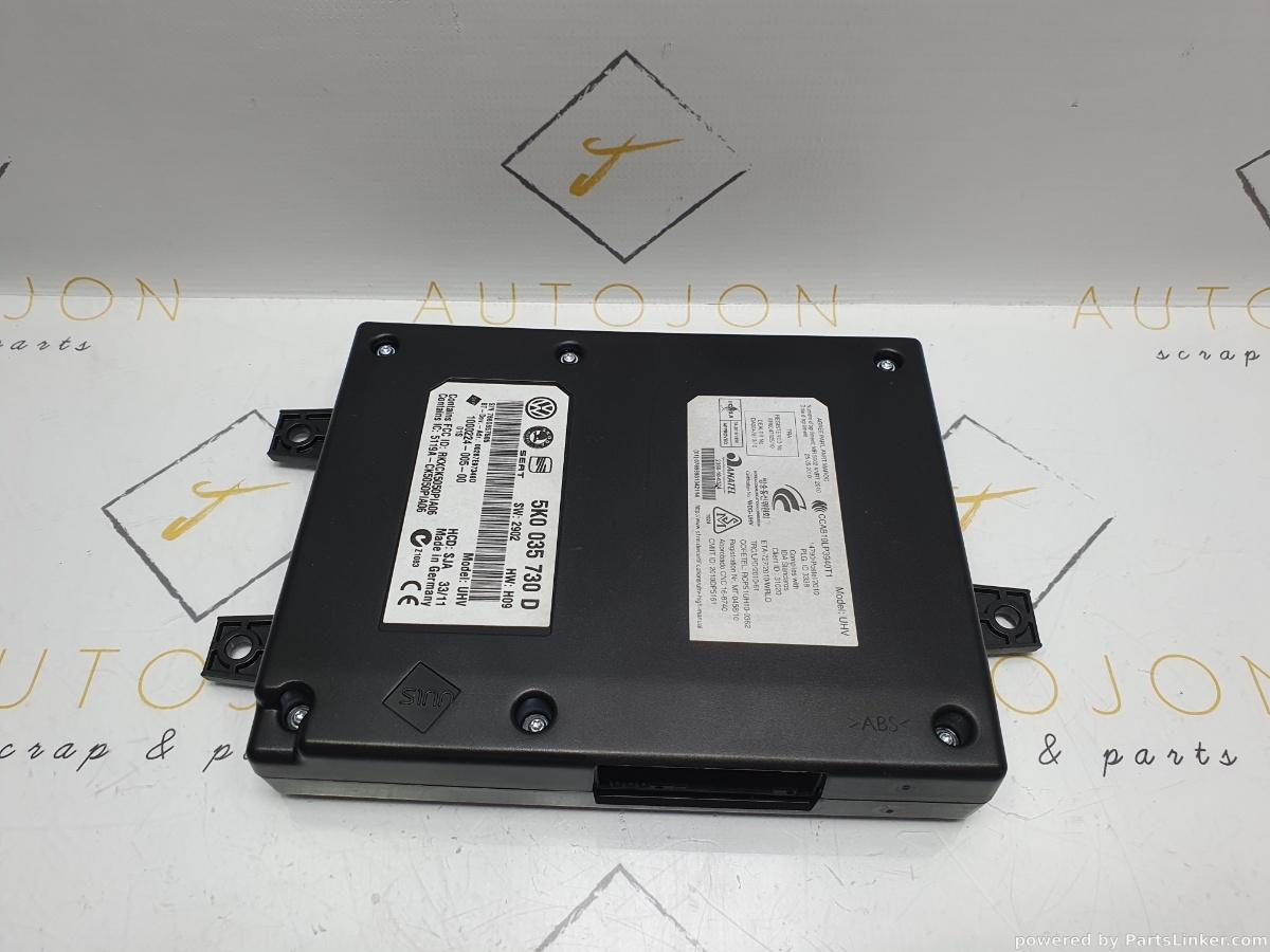 Modul bluetooth VOLKSWAGEN PASSAT (362) [ 2010 - 2014 ] TDI (CFFB) 103KW|140HP OEM 5K0035730D / 5K0 035 730 D