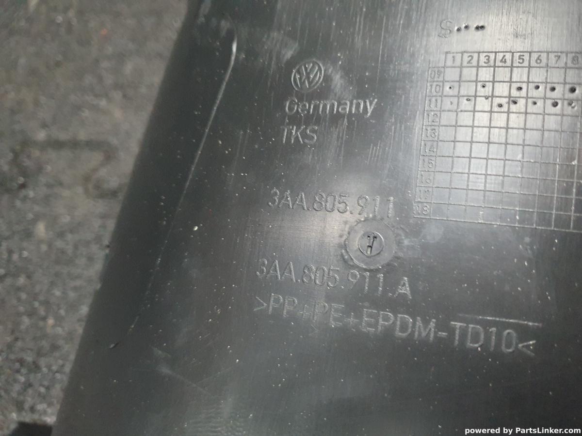 Carenaj mic roata stanga fata VOLKSWAGEN PASSAT (362) [ 2010 - 2014 ] TDI (CFFB) 103KW|140HP OEM 3AA805911A / 3AA 805 911 A