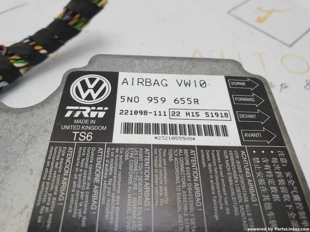 Calculator airbag VOLKSWAGEN PASSAT (362) [ 2010 - 2014 ] TDI (CFFB) 103KW|140HP OEM 5N0959655R / 5N0 959 655 R