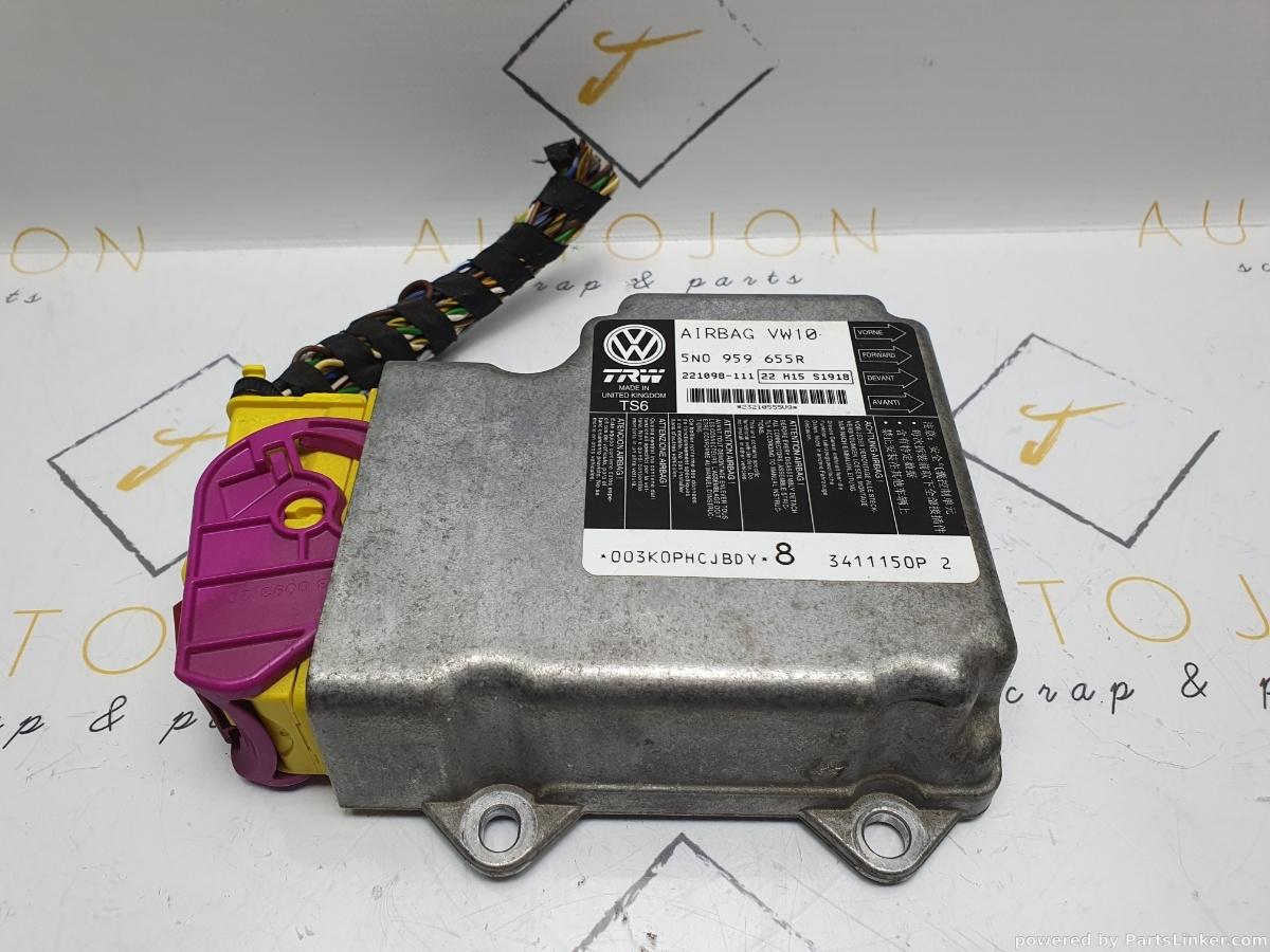 Calculator airbag VOLKSWAGEN PASSAT (362) [ 2010 - 2014 ] TDI (CFFB) 103KW|140HP OEM 5N0959655R / 5N0 959 655 R